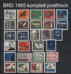 West-Germany / FRG / BRD Complete Yearsets 1960-1969 MNH Stamps, Mi. 326-611