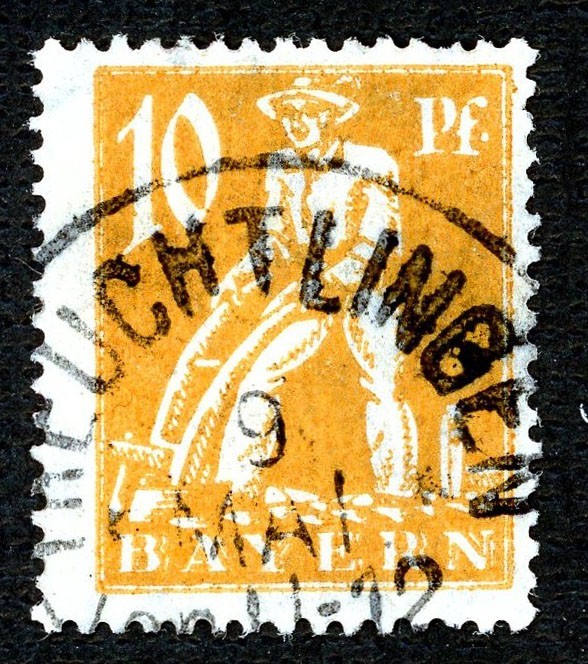 Stamp Bavaria, Scott # 239 used