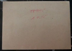 1945 Sachsen Germany PS Postcard Cover Post WW2 provisional Overprint