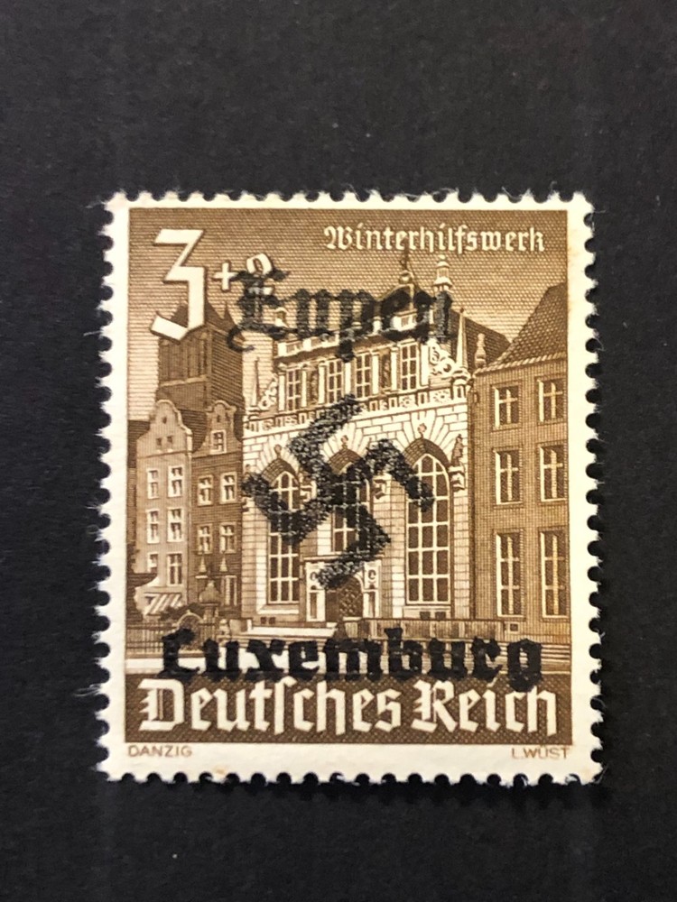 Germany WWII propaganda overprint (EUPEN) 3+2 Rpf. MNH /s1 #925
