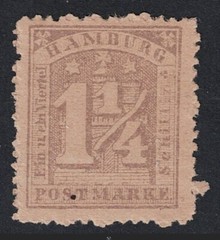 Hamburg SC# 22 Mint Never Hinged Full Gum – S24684