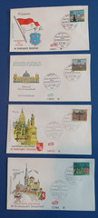 Germany State Capitals FDC First Day Cover Fidacos Numbered Set of 12