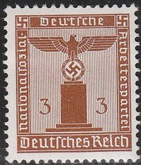 AUTHENTIC Historical Artifact Germany WWII 1942 Selection Hitler 3rd Reich MNH 2