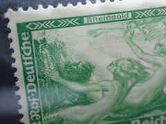 Nazi Germany 1933 Wagner Das Rheingold Stamp 5 Pfg 501A MH pre-WW2 Third Reich