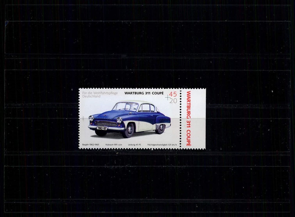 GERMANY STAMP 2003 CARS OLDTIMER WARTBURG 311 COUPE MNH ** xc20