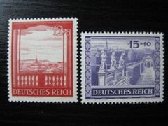 THIRD REICH 1941 Mi. #804-805 mint Vienna Trade Show stamp set!