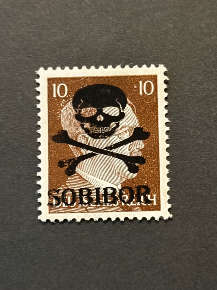 Germany 1945 Post WWII LOCAL overprint (SOBIBOR) 10 Rpf. MNH /s1 #626