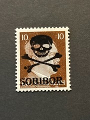 Germany 1945 Post WWII LOCAL overprint (SOBIBOR) 10 Rpf. MNH /s1 #626