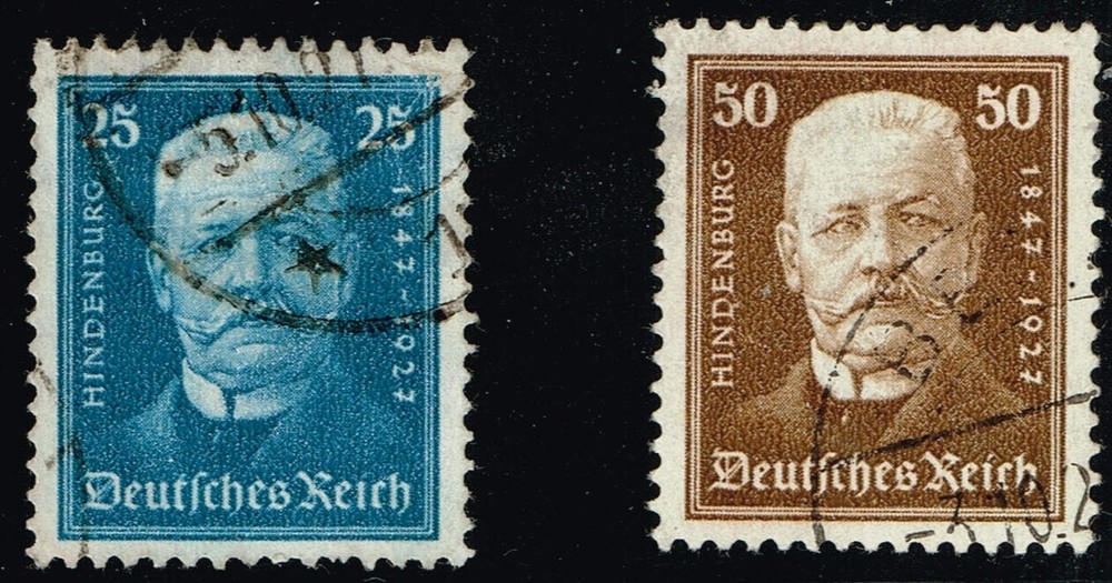 Germany Scott # B19-22 used, VF