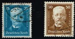 Germany Scott # B19-22 used, VF