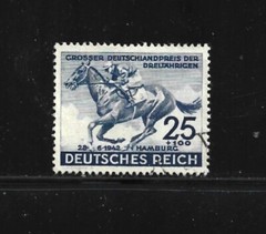 Germany Stamp-Scott # B204-25 + 100pf-Used/VLH-NG-1942-Semi-Postal