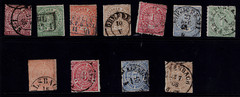 German Confederation SC# 1 – 11 Used – S31587