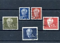 GDR No. 251 – 255 Canceled Pieck (#84004)