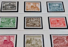GERMANY 1949, MI. 42-60, LUXURY MNH COMPLETE SET.