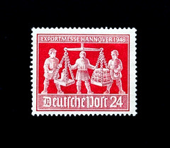 GERMANY Stamp – 1944 WWII Military Hannover Export Fair Trizone MNH r9
