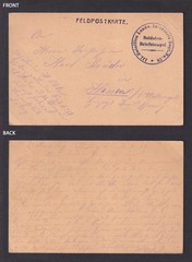 WWI German Feldpost 1914 – Inf.Rgt. 78 Soldier Postcard
