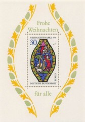 Berlin 9NB132 Souvenir Sheet Christmas Germany 1976