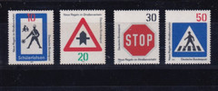 Bundesrepublik MNH ** 665-8 Traffic Signs