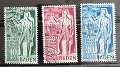 GERMANY – French Zone Baden #5NB9-11 Rastatt Used – CV $75