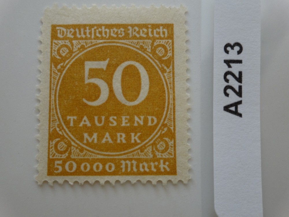Deutsche Reich 50 Tausend Mark 50000 Mark German Postage Stamp
