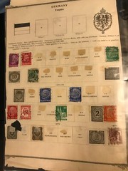 Over 100 Original German Postage Stamps Ranging from Early 1900’s to 1947