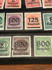 German Overprint Stamp Lot Of 20 MNH