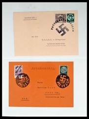 Lot 40450 Stamp collection Sudetenland 1933-1945 including Zeppelins, in albums.