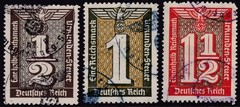 Lot-R Stamp Germany Poland Revenue WWII Court Document Fee Selection Used