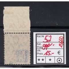 Danzig 1920 Mi. No. 52 Cancelled Certified