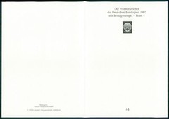 GERMANY FOLDER 1992/44 WEIHNACHTEN CHRISTMAS NOEL NAVIDAD