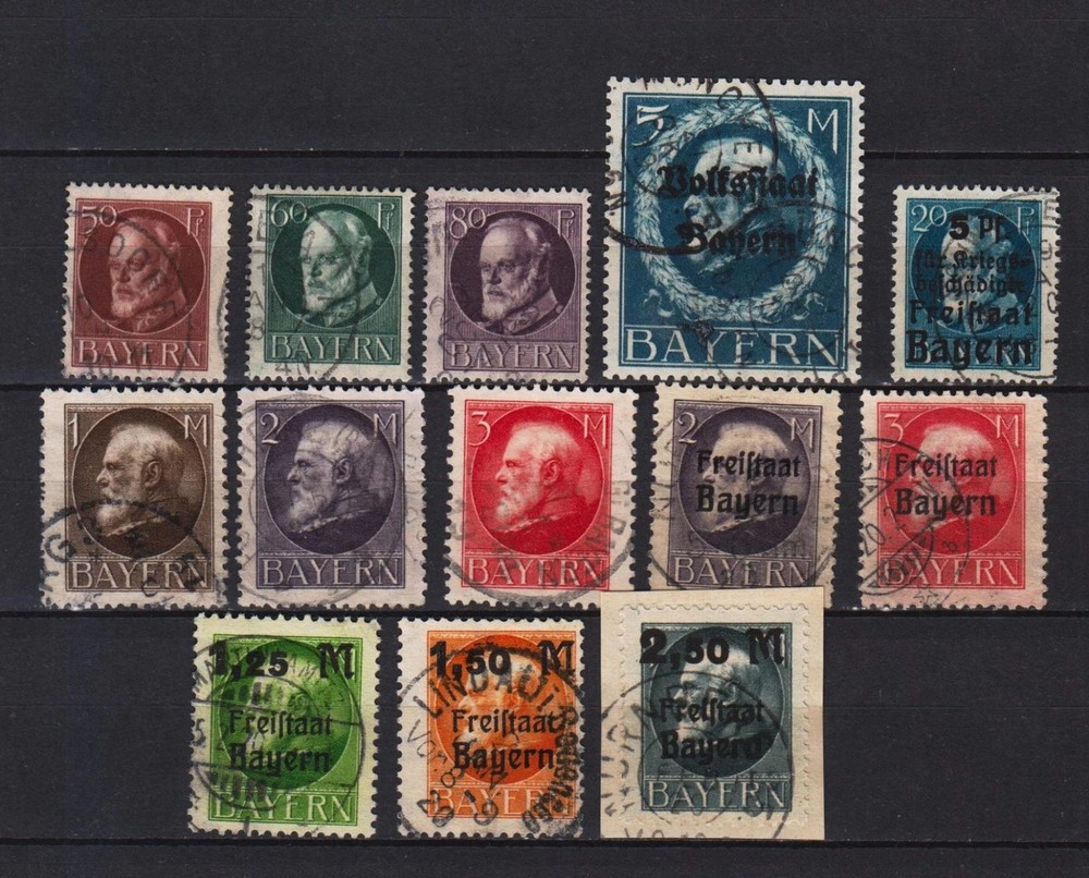 GERMANY ALTDEUTSCHLAND BAYERN SIGNED BPP with Mi106 I incl. Michel cat.val 145€