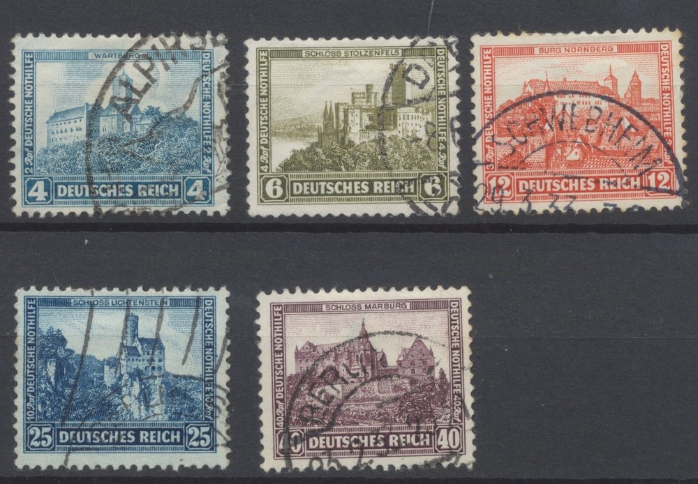 Germany Stamps 1932 Welfare Fund Set SG485/9 Used CV £150