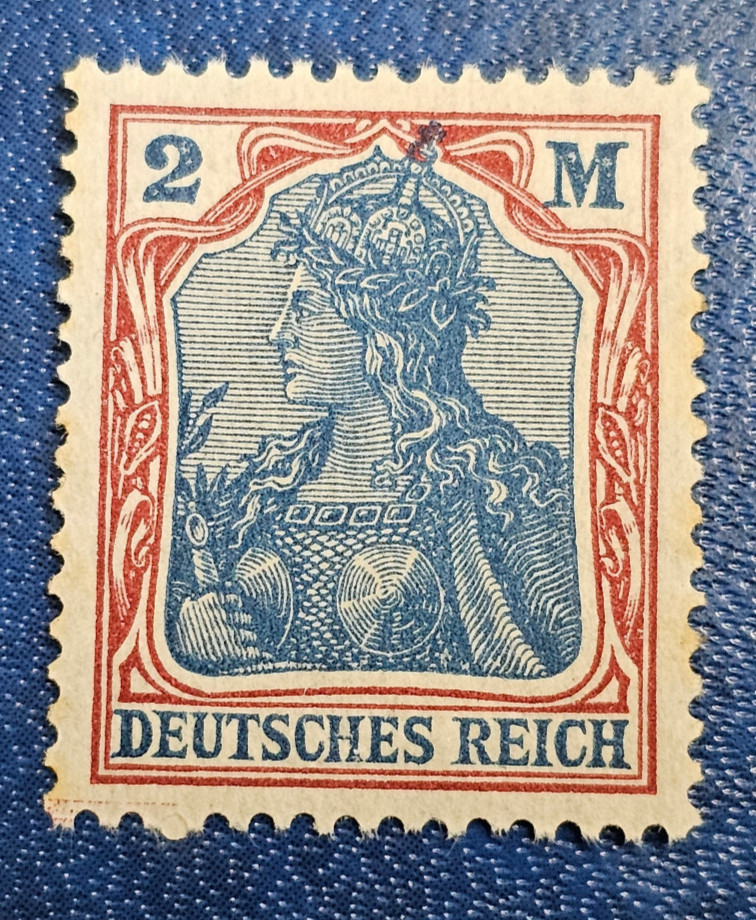 Stamp Germany Deutsches Reich Germania 2 Mark 1920 Mi. Nr. 152 [🇩🇪36131]