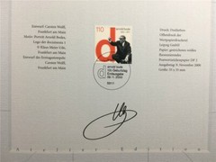 GERMAN POST ART-EDITION 2000/41 2155 ARNOLD BODE DOCUMENTA ART