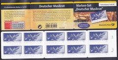 Germany 2247Ab MNH 2003 Music Council 50th Anniversary Complete Booklet Scv $42.