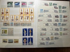 6 Pages East Germany DDR Stamps 1949-1989 Lighthou1se Album Used Mint Few Covers