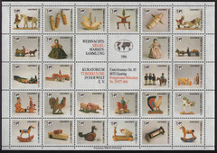 ✔️ GERMANY Tuberculosis stamps 1986. complete sheet PERFORATED