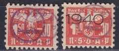 Lot Stamp Germany Revenue WWII Fascism War Era Labor 1939 1940 U