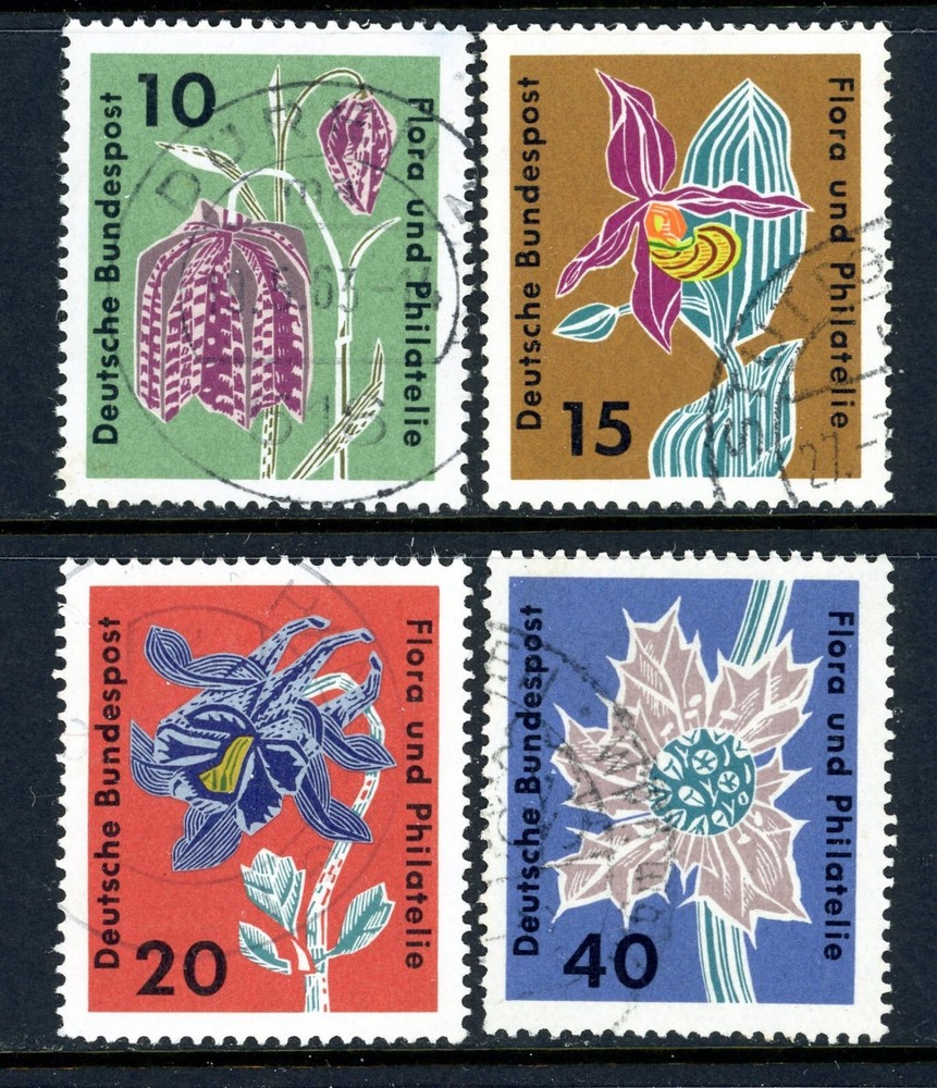 Stamps Germany, Scott # 857-860 used, complete set