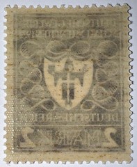 Travelstamps: Germany Stamp Sc 213 Mi 200 Sg 119 Arms of Munich – 2 Mark MOGNH