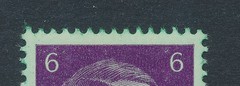 Stamp Germany Mi 785GR Sc 510 1941 WWII Hitler Green Greenish Paper Unlisted MNH