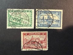 Germany #337 – 339 Used* 2024 Scott Catalogue Value $ 13.00