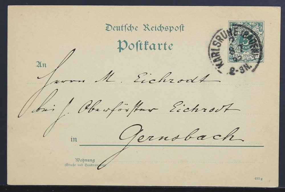 Germany – Postal Card HG#30 1891 M355