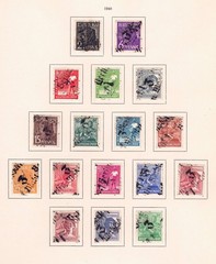 Germany SBZ – 1948, Definitives with provisional overprint.