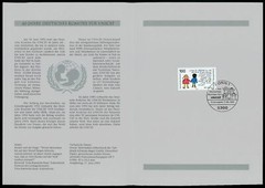 GERMANY FOLDER 1993/24 UNICEF KINDER KIND CHILDREN CHILD ENFANT