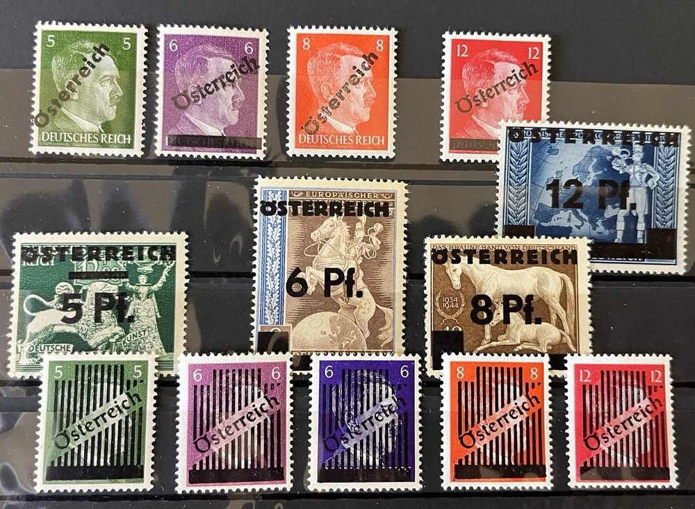 AUSTRIA – DEUTSCHES REICH WWII – 1945, Wiener Aushilfsausgabe, Overprint – MNH