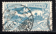 Upper Silesia Stamp Scott #25, 60pf, Dove With Olive Branch, Used
