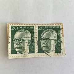 28 Germany stamps in 14 pairs~1951-2015~Accident prevention~flowers~water~Macke