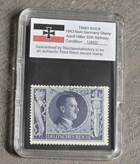 Third Reich WWII Nazi German Adolf Hitler 55th B-Day NSDAP Complete Stamp Set