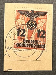 Travelstamps:Germany WWII Propaganda Stamp Poland Occupation Gen Gov’t 12gr